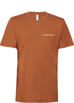 Load image into Gallery viewer, The Asher House Unisex Left Chest Text Logo T-Shirt - 4 Colors
