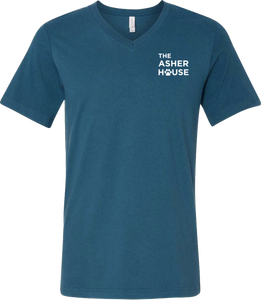 The Asher House Unisex V-Neck T-Shirt - 4 Colors