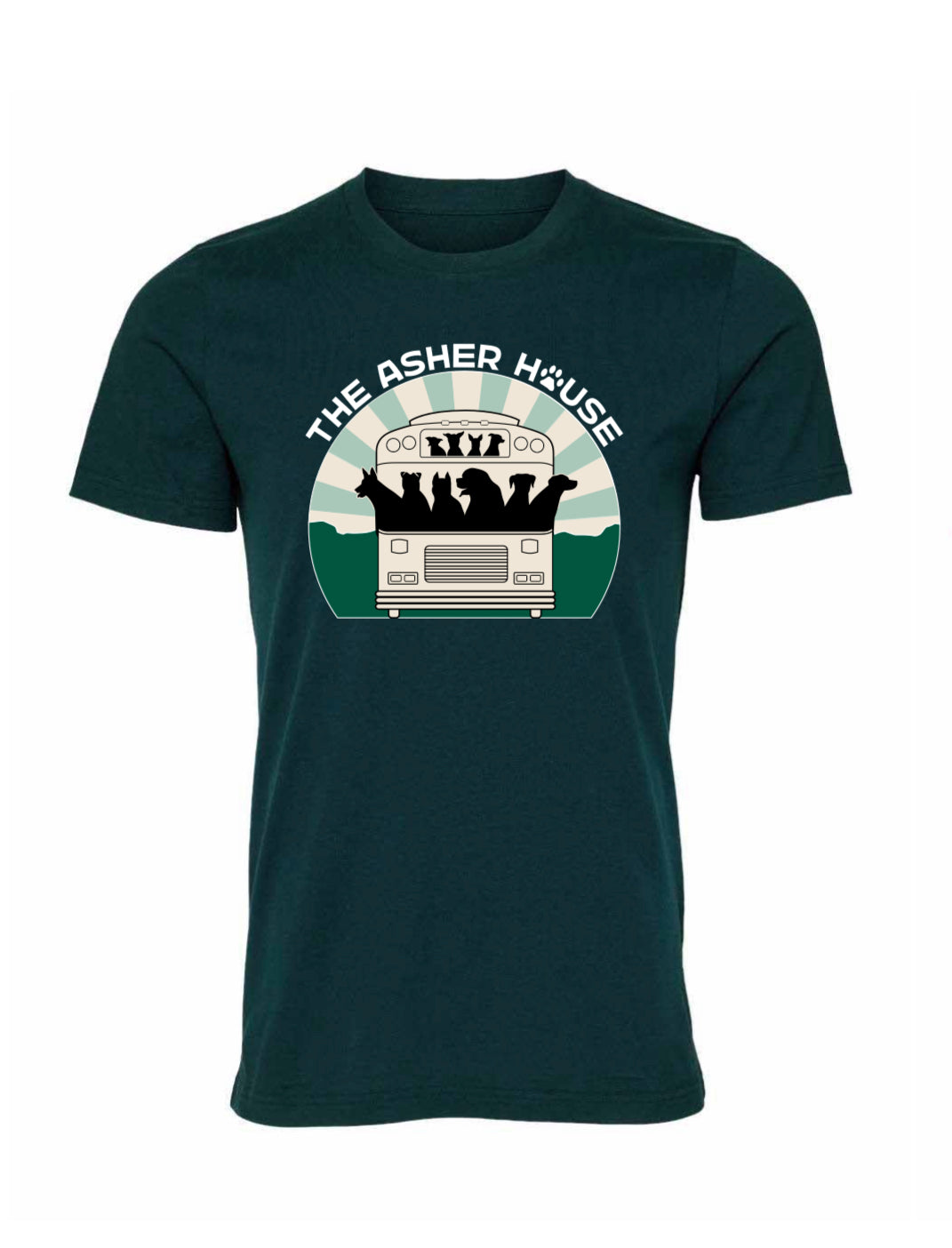 The Asher House Unisex Bus Graphic T-Shirt - 7 Colors